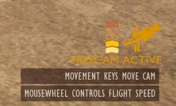 camera mode (freecam) - movement keys move cam from Grounded UI screenshot (English), thumbnail - open to see full size