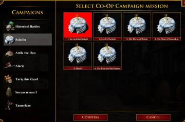 select coop campaign mission from Age of Empires 2 Definitive Edition UI screenshot (English), thumbnail - open to see full size