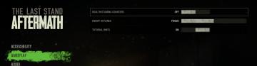 gameplay settings from The Last Stand: Aftermath UI screenshot (English), thumbnail - open to see full size
