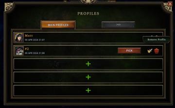 profiles, remove profile from Against the Storm UI screenshot (English), thumbnail - open to see full size