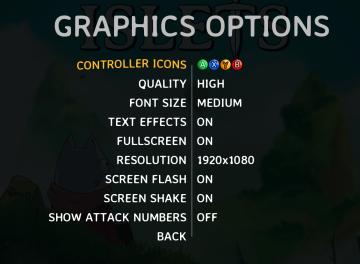 graphics options from Islets UI screenshot (English), thumbnail - open to see full size