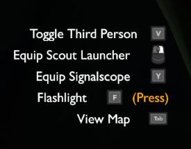 in-game controls, flashlight, other tools from Outer Wilds UI screenshot (English), thumbnail - open to see full size