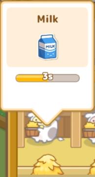 producing milk in 3s from Sumikko Farm UI screenshot (English), thumbnail - open to see full size