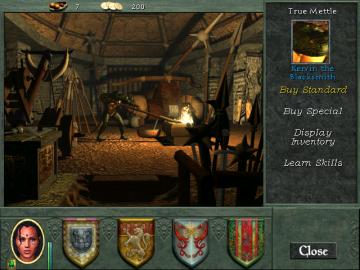 blacksmith from Might and Magic 8: Day of the Destroyer UI screenshot (English), thumbnail - open to see full size