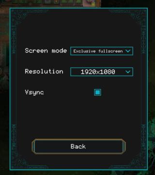 screen mode from Children of Morta UI screenshot (English), thumbnail - open to see full size