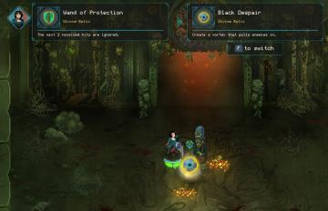 shop keep from Children of Morta UI screenshot (English), thumbnail - open to see full size