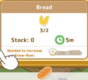 baking bread from wheat, increase know how from Sumikko Farm UI screenshot (English), thumbnail - open to see full size