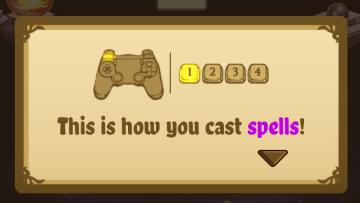 this is how you cast spells from Cat Quest UI screenshot (English), thumbnail - open to see full size