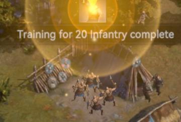 training for 20 infantry complete from Viking Rise UI screenshot (English), thumbnail - open to see full size