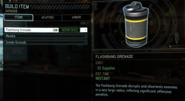 build item craft menu from XCOM 2 UI screenshot (English), thumbnail - open to see full size