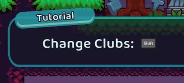 change clubs from Cursed to Golf UI screenshot (English), thumbnail - open to see full size