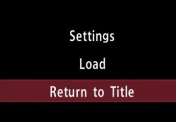 settings load return to title from Yakuza 0 UI screenshot (English), thumbnail - open to see full size