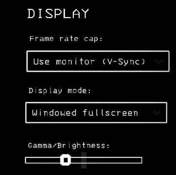 display settings, resolution, brightness settings from Lethal Company UI screenshot (English), thumbnail - open to see full size