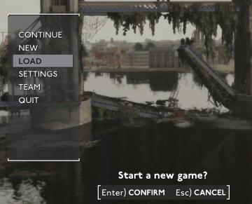 main menu from Fallout London UI screenshot (English), thumbnail - open to see full size