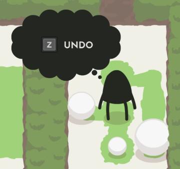 press Z to undo last step from A Good Snowman Is Hard To Build UI screenshot (English), thumbnail - open to see full size