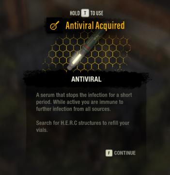 antiviral acquired from The Last Stand: Aftermath UI screenshot (English), thumbnail - open to see full size