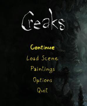 main menu from Creaks UI screenshot (English), thumbnail - open to see full size