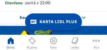 kupónová aplikace Lidl zobrazit kupónovou kartu from Lidl Plus UI screenshot (Czech), thumbnail - open to see full size