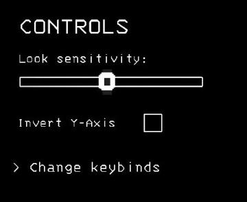 controls sensitivity and keybind menu settings from Lethal Company UI screenshot (English), thumbnail - open to see full size