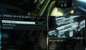 choose research, scientists, science from XCOM 2 UI screenshot (English), thumbnail - open to see full size