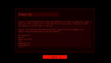 credits screen, back button from Lethal Company UI screenshot (English), thumbnail - open to see full size
