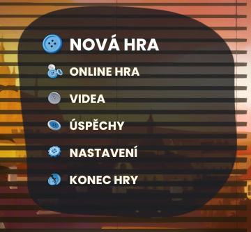 hlavní menu from Bulanci UI screenshot (Czech), thumbnail - open to see full size