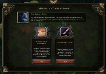 choose a cornerstone from Against the Storm UI screenshot (English), thumbnail - open to see full size