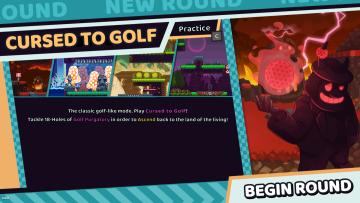 cursed to golf course from Cursed to Golf UI screenshot (English), thumbnail - open to see full size