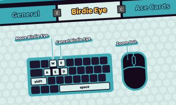 birdie eye from Cursed to Golf UI screenshot (English), thumbnail - open to see full size