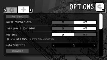 photo mode controls settings from TOEM UI screenshot (English), thumbnail - open to see full size