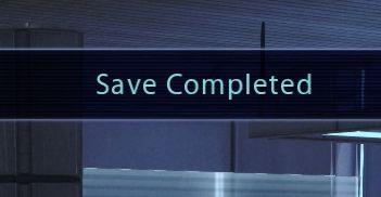 save completed, game saved from Mass Effect 1 UI screenshot (English), thumbnail - open to see full size