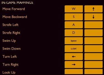 movement key bindings, strafe, move, swim, turn from Grounded UI screenshot (English), thumbnail - open to see full size