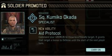 soldier promoted report, after mission report from XCOM 2 UI screenshot (English), thumbnail - open to see full size