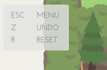 in-game control prompts: menu, undo, reset from A Good Snowman Is Hard To Build UI screenshot (English), thumbnail - open to see full size