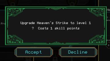 upgrade heaven strike from Children of Morta UI screenshot (English), thumbnail - open to see full size