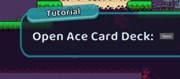 open ace card deck from Cursed to Golf UI screenshot (English), thumbnail - open to see full size