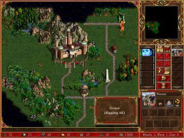 grass (digging ok) from Heroes of Might and Magic 3: Complete UI screenshot (English), thumbnail - open to see full size