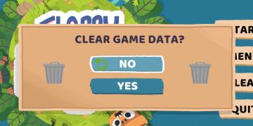 clear game data? from Floppy Knights UI screenshot (English), thumbnail - open to see full size