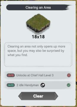 Clearing an area requirements from Viking Rise UI screenshot (English), thumbnail - open to see full size