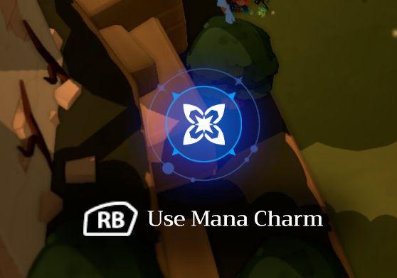 use mana charm to refill mana from Mages of Mystralia UI screenshot (English)