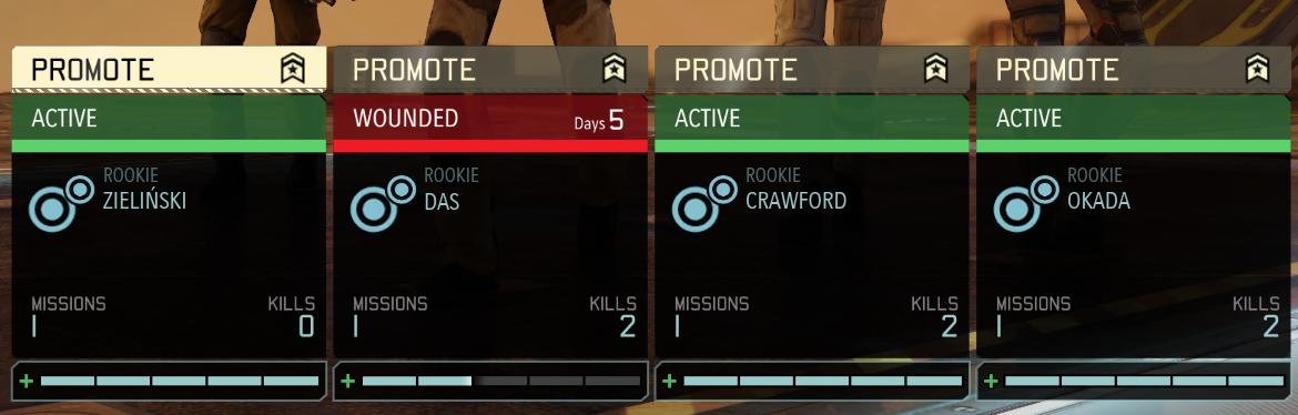 wounded or active soldiers x-com2 from XCOM 2 UI screenshot (English)