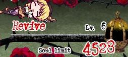 soul limit, revive, healthbar from Grief Syndrome UI screenshot (English)