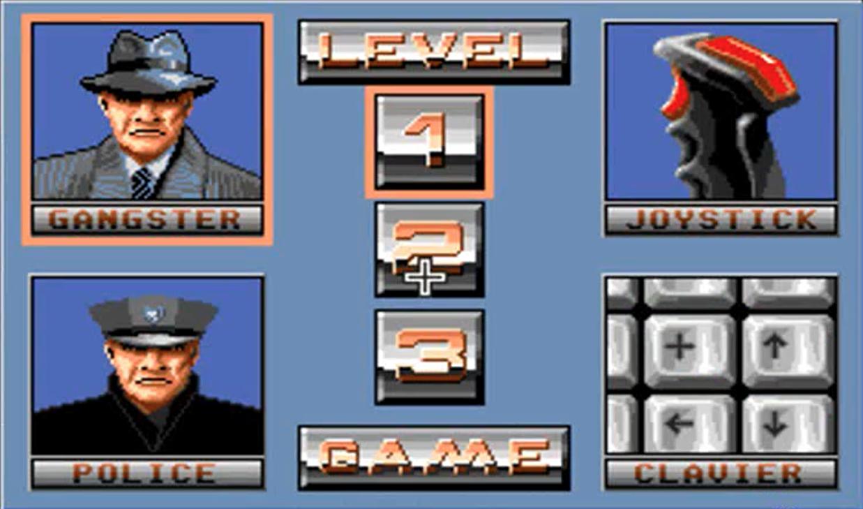 select team and controller type from Chicago 90 UI screenshot (English)