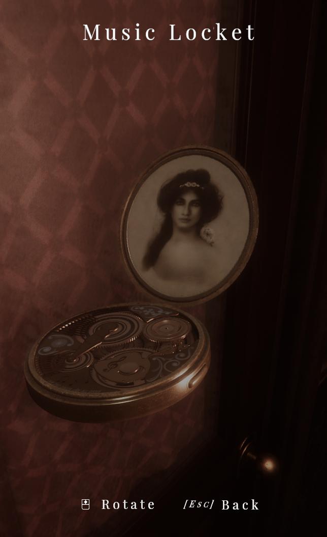 music locket from Maid of Sker UI screenshot (English)