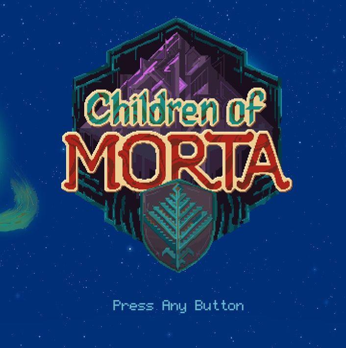 press any button to start from Children of Morta UI screenshot (English)