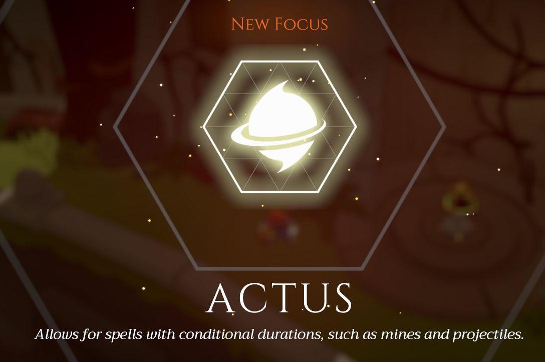 new focus actus from Mages of Mystralia UI screenshot (English)