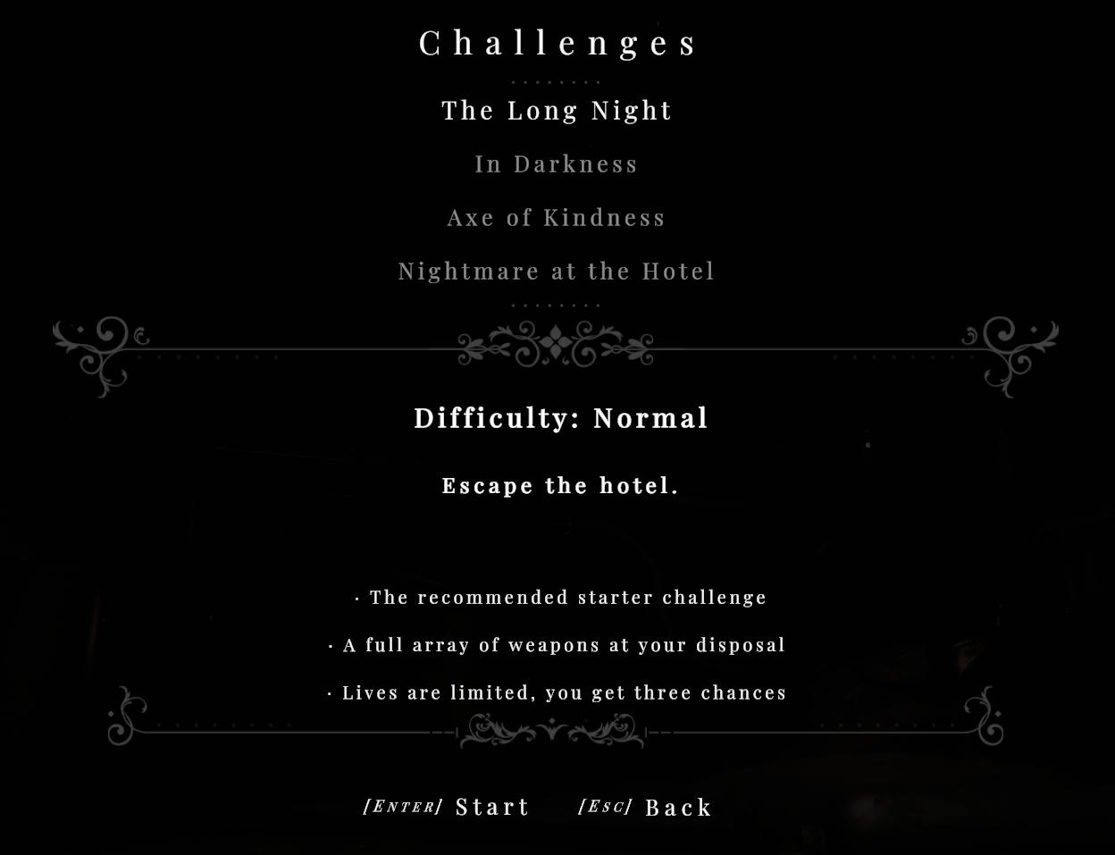 challenges 4 from Maid of Sker UI screenshot (English)