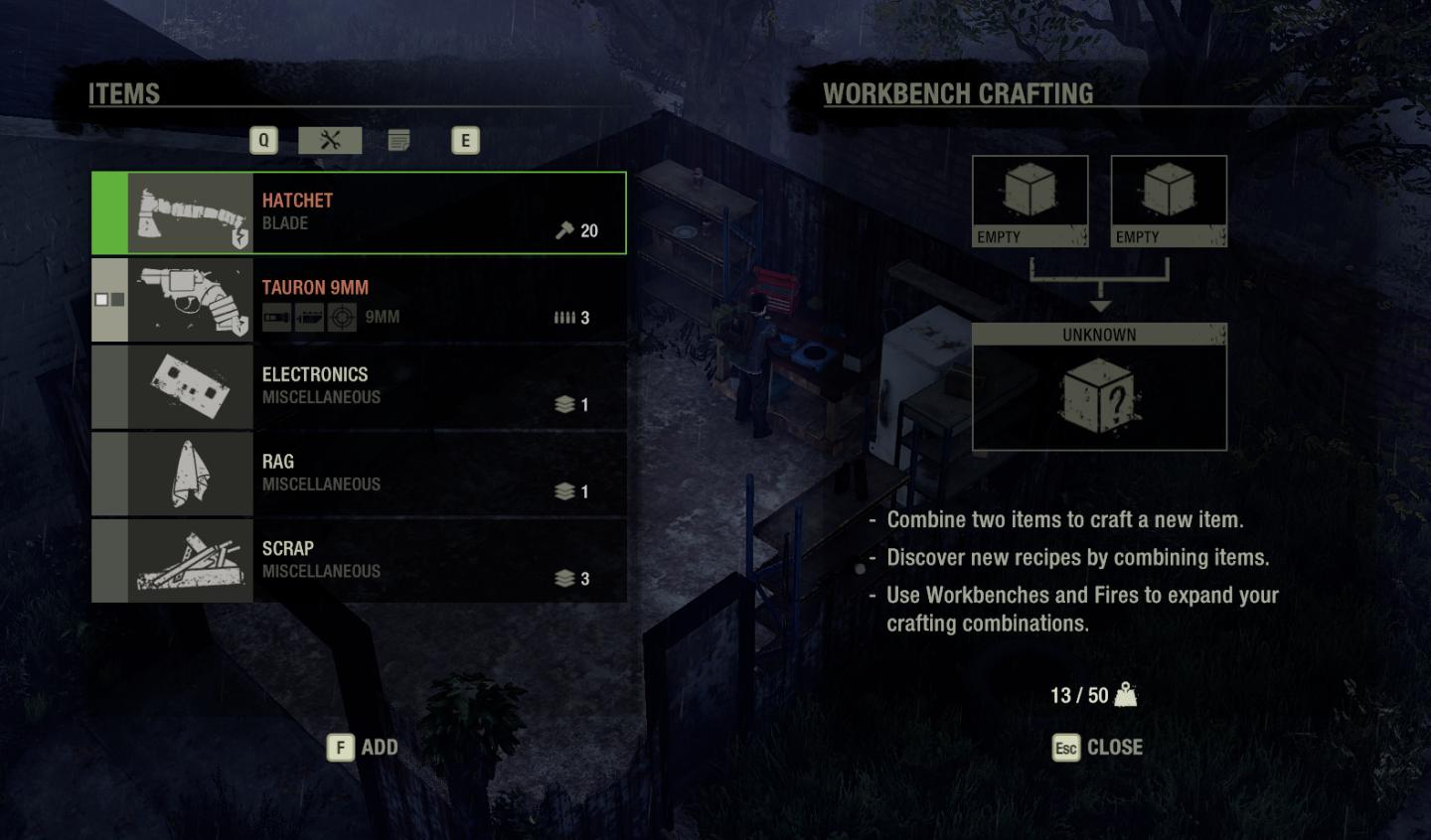 crafting in The Last Stand: Aftermath from The Last Stand: Aftermath UI screenshot (English)