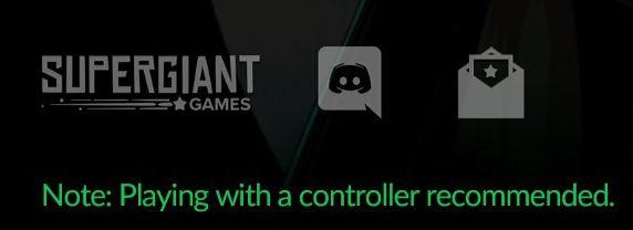 note: playing with a controller recommended from Hades II Early Access UI screenshot (English)