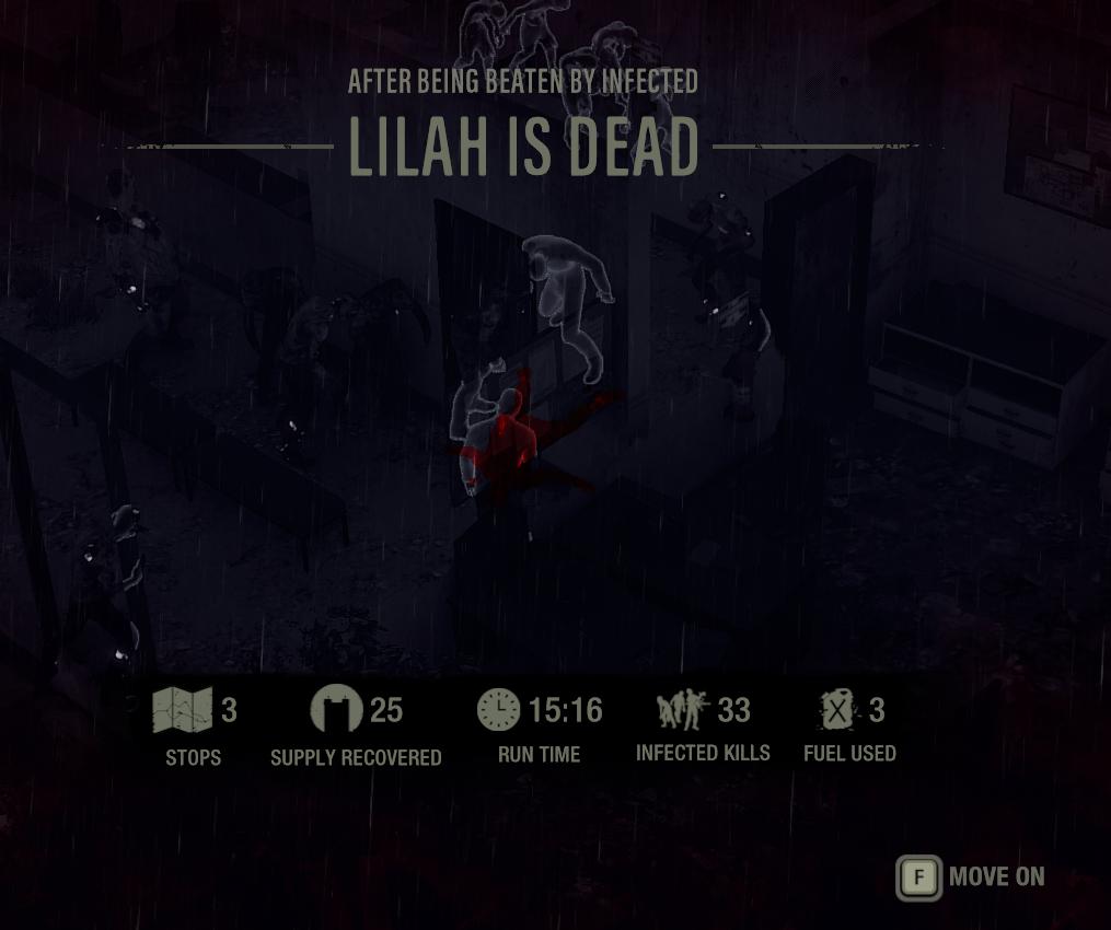 dead after being eaten by the infected from The Last Stand: Aftermath UI screenshot (English)